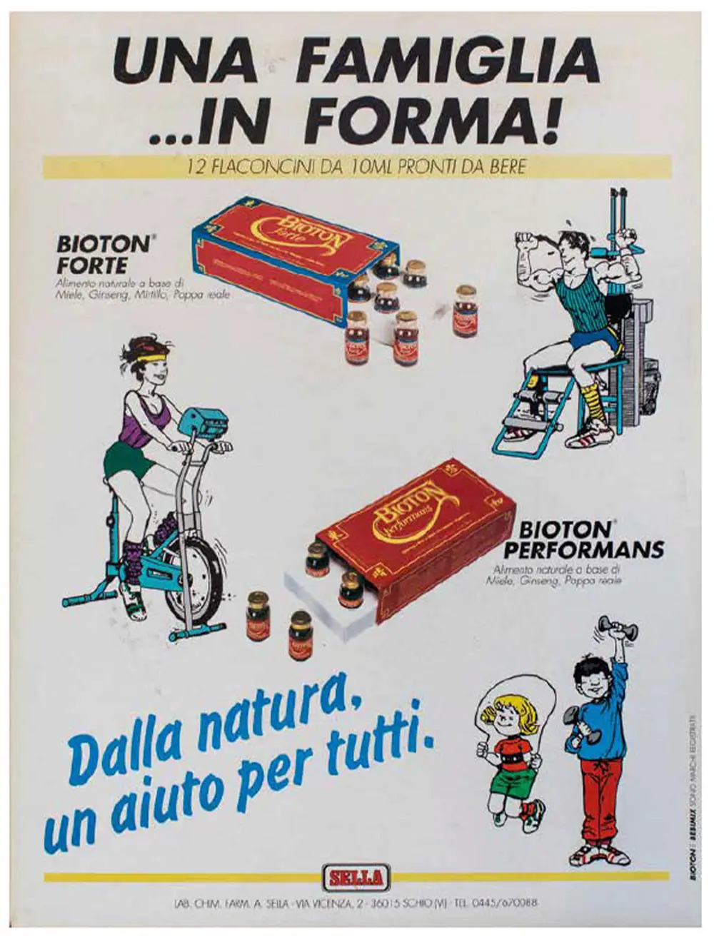 Pubblicità storica Bioton Forte e Performans