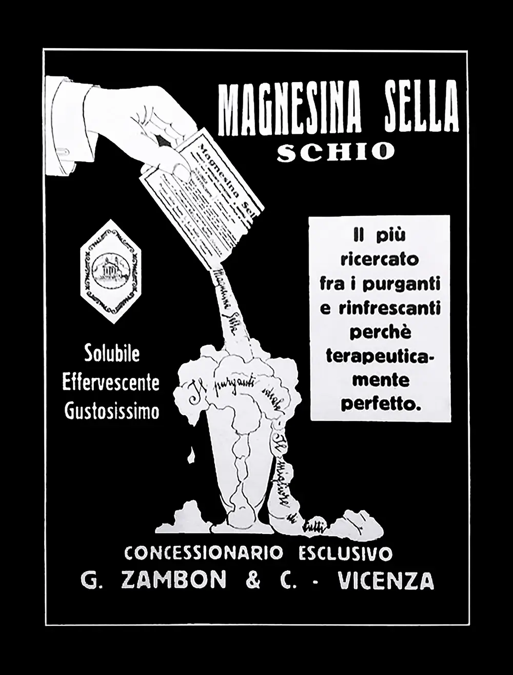 Pubblicità storica Magnesina Sella
