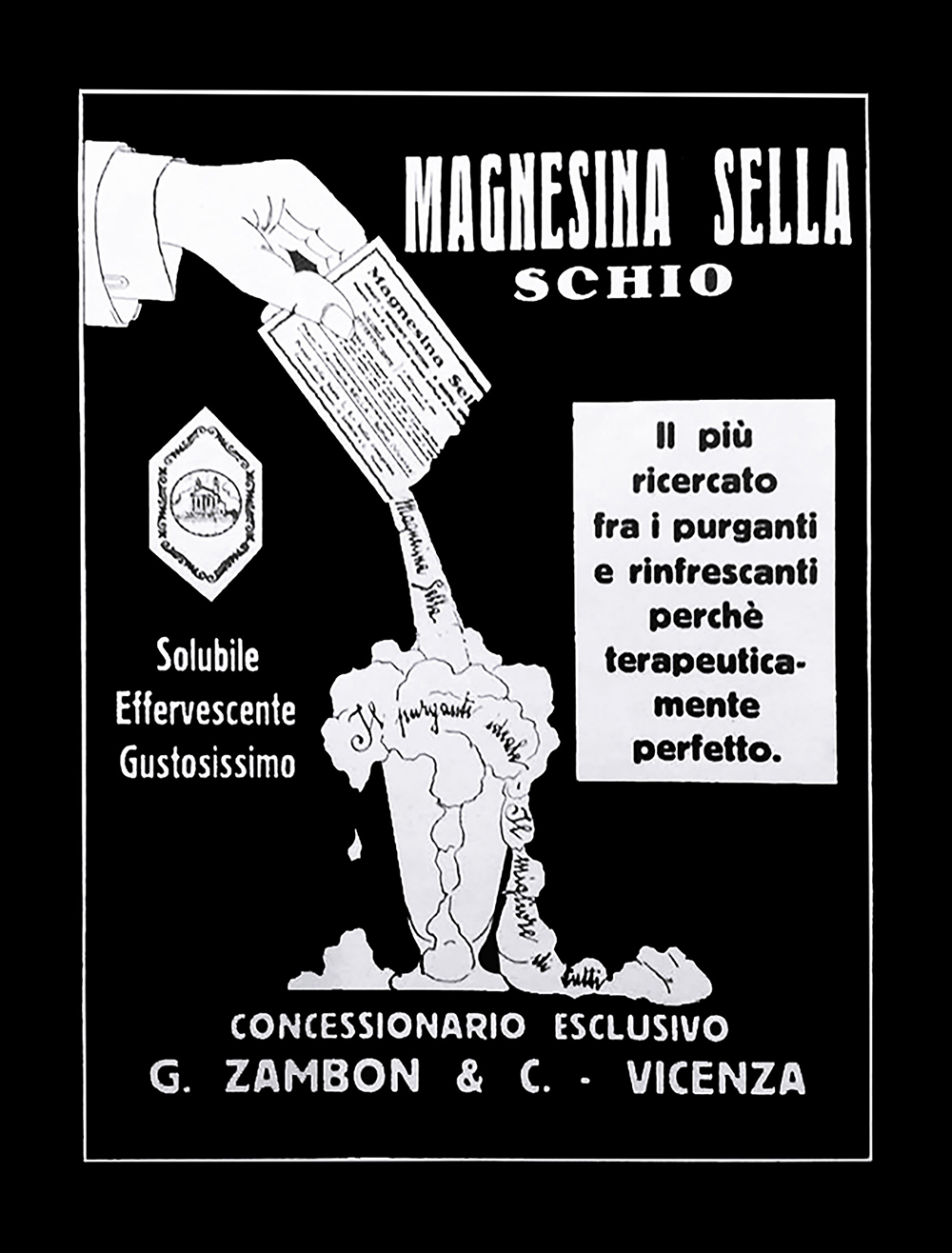 Pubblicità storica Magnesina Sella